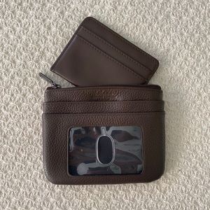 Buxton Genuine Leather Pouch Wallet w/Insert